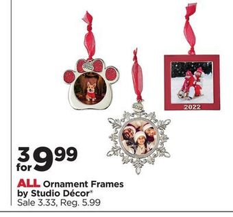 Michaels All ornament frames by studio décor® offer