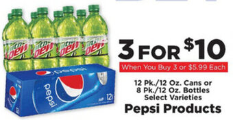 IGA Pepsi Products offer