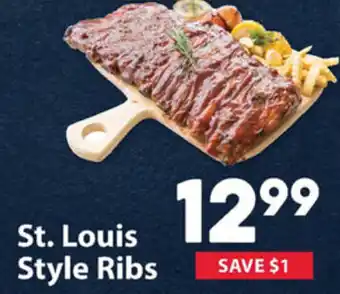 IGA St. Louis Style Ribs offer