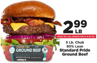 IGA Standard Pride Ground Beef offer