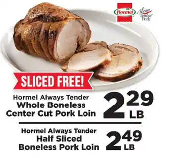 IGA Half Sliced Boneless Pork Loin offer