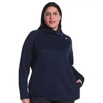 Kohl's Plus size eddie bauer funnelneck fleece sweater offer