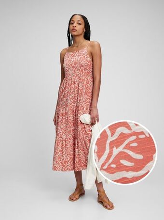 Gap Halter tiered maxi dress offer