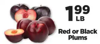 IGA Red or Black Plums offer