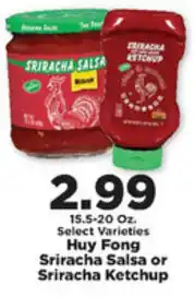 Huy Fong Sriracha Salsa or Sriracha Ketchup 15.5-20 oz