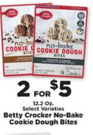 IGA Betty Crocker No-Bake Cookie Dough Bites 12.2 oz offer
