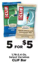 IGA CLIF Bar 1.76-2.4 Oz offer