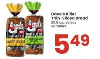 Albertsons Dave's Killer Thin-Sliced Bread 20.5 oz. offer
