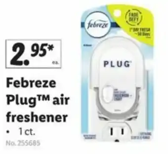Lidl Febreze Plug Air Freshener 1ct offer