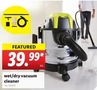 Lidl Wet/Dry Vacuum Cleaner offer