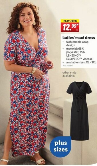 Lidl Ladies Maxi Dress offer