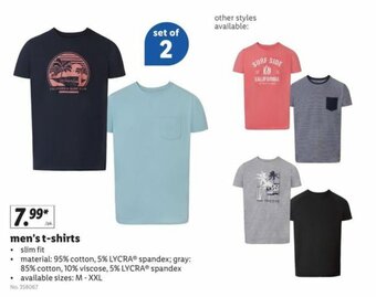 Lidl Men's T-Shirts offer