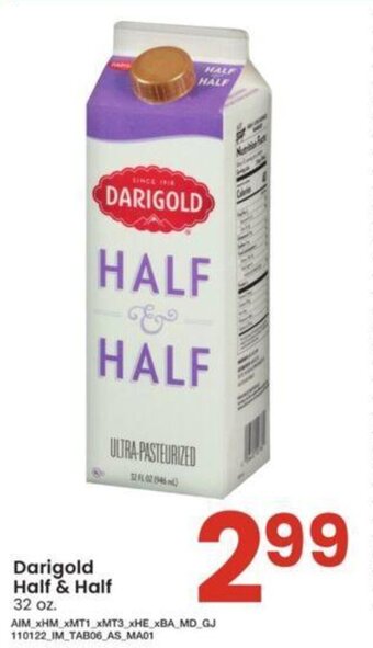Albertsons Darigold Half & Half 32 oz. offer