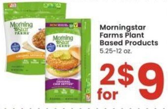 Albertsons Morningstar Farms Plant Based Products 5.25-12 oz. offer