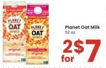 Albertsons Planet Oat Milk 52 oz. offer