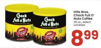 Albertsons Hills Bros. Chock Full O' Nuts Coffee 26 oz. offer