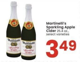 Albertsons Martinelli's Sparkling Apple Cider 25.4 oz. offer