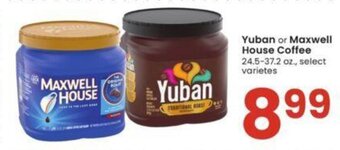 Albertsons Yuban or Maxwell House Coffee 24.5-37.2 oz. offer