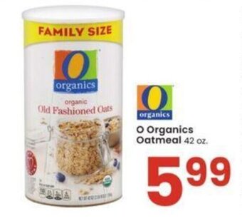 Albertsons O Organics Oatmeal 42 oz. offer