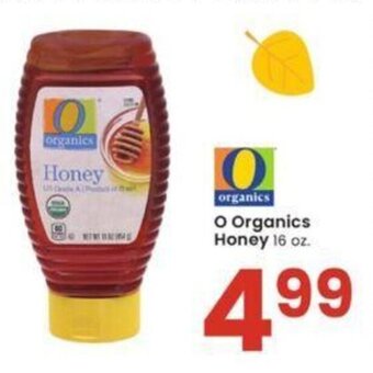 Albertsons O Organics Honey 16 oz. offer