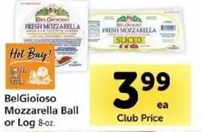 Safeway BelGioioso Mozzarella Ball offer