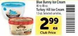 Safeway Blue Bunny Ice Cream 46-48 oz, Turkey Hill Ice Cream offer