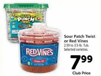 Safeway Sour Patch Twist or Red Vines offer