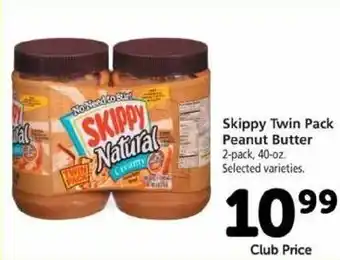 Safeway Skippy Twin Pack Peanut Butter offer
