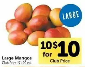Safeway Large Mangos offer