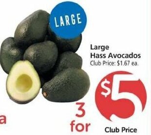 Safeway Large Hass Avocados offer