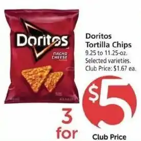 Safeway Doritos Tortilla Chips offer