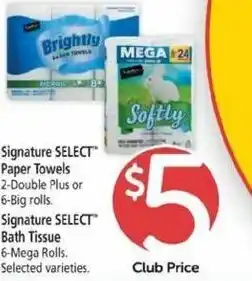 Safeway Paper Towels, Bath Tissue offer