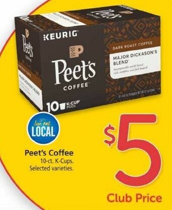 Safeway Peet's Coffee offer