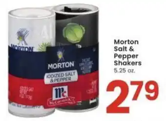 Albertsons Morton Salt & Pepper Shakers 5.25 oz. offer