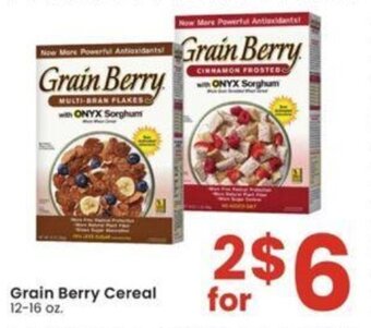Albertsons Grain Berry Cereal 12-16 oz. offer