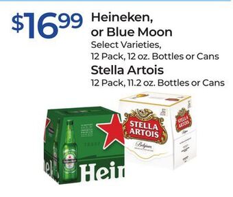 Rite Aid Heineken, or blue moon stella artois offer