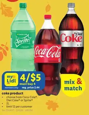 Lidl Coke product offer