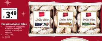 Lidl Favorina stollen bites offer