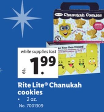 Lidl Rite lite® chanukah cookies offer