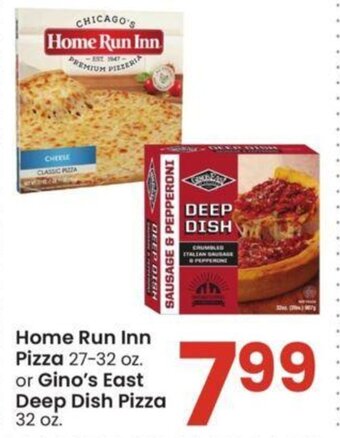 Albertsons Home Run Inn Pizza 27-32 oz. or Gino's East Deep Dish Pizza 32 oz. offer