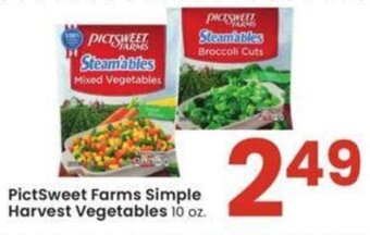 Albertsons PictSweet Farms Simple Harvest Vegetables 10 oz. offer