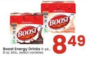 Albertsons Boost Energy Drinks 6-pk., 8 oz. btls. offer