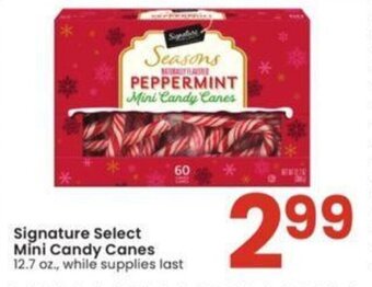 Albertsons Signature Select Mini Candy Canes offer