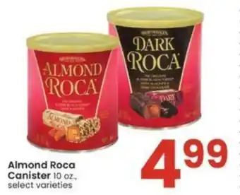 Albertsons Almond Roca Canister 10oz. offer