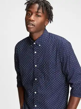 Gap Performance poplin shirt offer
