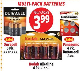 Ocean State Job Lot Multi-pack batteries offer