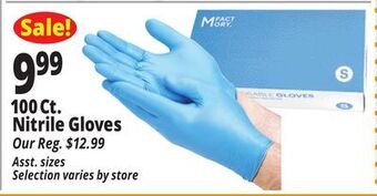 Ocean State Job Lot 100ct. nitrile gloves offer