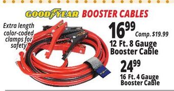 Ocean State Job Lot Booster cables offer