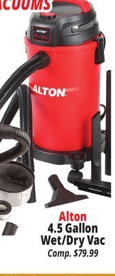 Ocean State Job Lot Alton 4.5 gallon wet/dry vac offer