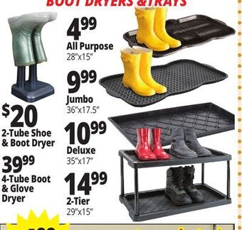 Ocean State Job Lot Boot dryers & trays offer